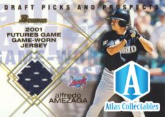 2001 Bowman Draft Baseball Futures Game JERSEY #FGR-AA Alfredo Amezaga Angels